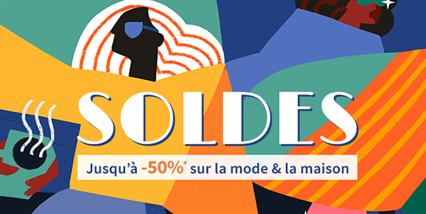 Soldes : jusqu’à -50% sur la mode & la maison